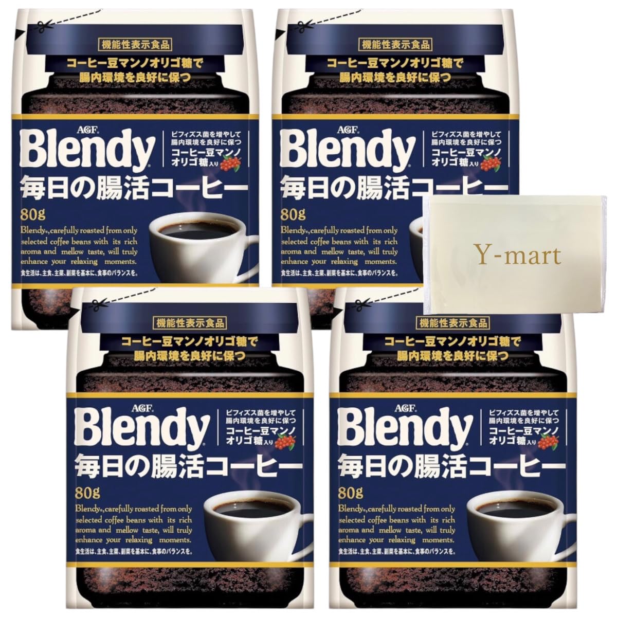Instant food with functional Ajinomoto AGF daily intestinal activity set of 4 with original coffee, claims, Blendy, coffee, 80g, [bulk purchase.BEAR
Instant food with functional Ajinomoto AGF daily intestinal activity set of 4 with original coffee, claims, Blendy, coffee, 80g, [bulk purchase.BEAR