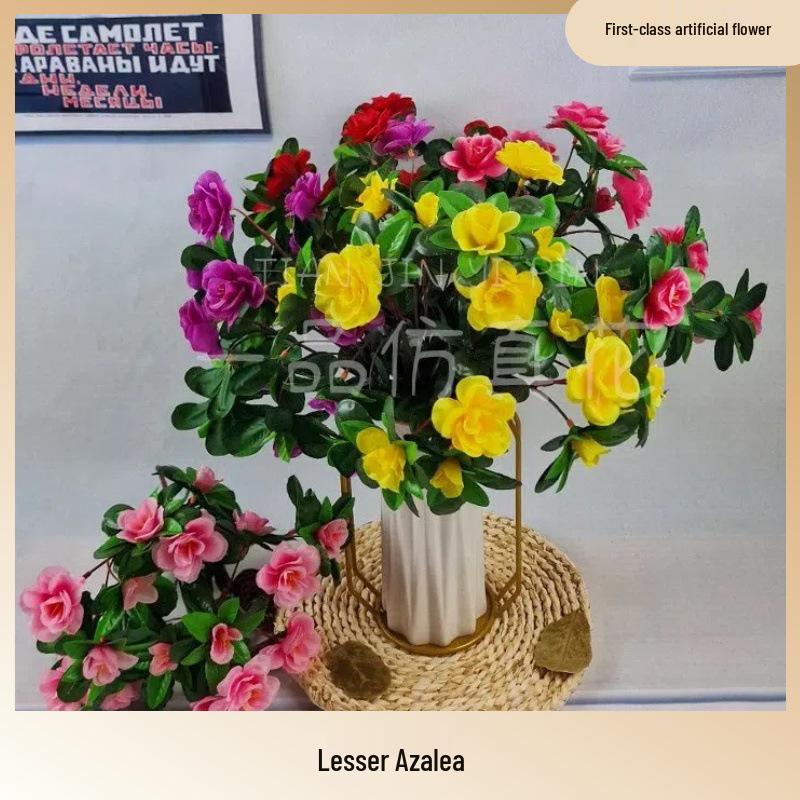 Artificial Azalea Flower Bunch for Home Décor - Silk Rhododendron світло-рожевий колір
Artificial Azalea Flower Bunch for Home Décor - Silk Rhododendron світло-рожевий колір