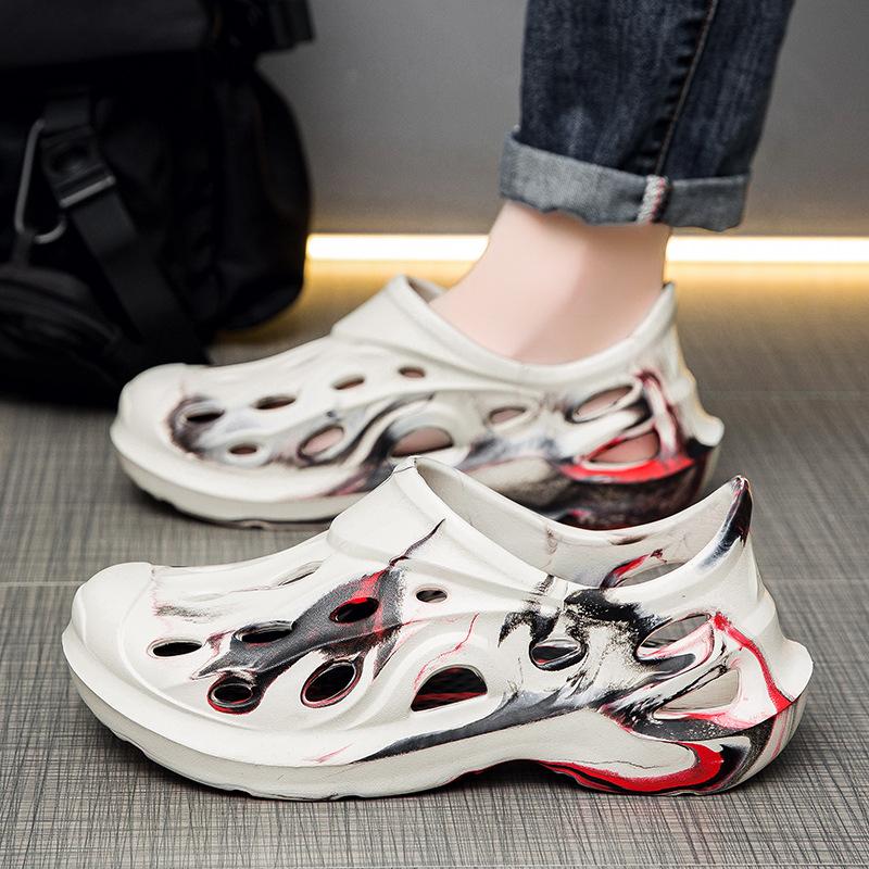 Hole shoes men s summer Kanye coconut camouflage sandals couple sandals couple outdoor wading wear-resistant beach shoes 38 чорний
Hole shoes men s summer Kanye coconut camouflage sandals couple sandals couple outdoor wading wear-resistant beach shoes 38 чорний