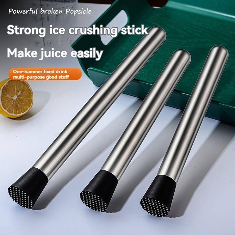 Bar Tool Ice Cocktail Crushed Stainless Steel Ice Hammer Lemon Hammer Press for DIY Fruit Drinking 20x3cm
Bar Tool Ice Cocktail Crushed Stainless Steel Ice Hammer Lemon Hammer Press for DIY Fruit Drinking 20x3cm