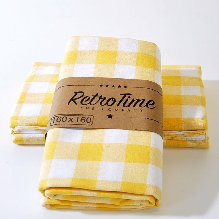 Клетчатый стол для пикника и напольное покрытие Retro Yellow 160X160
Клетчатый стол для пикника и напольное покрытие Retro Yellow 160X160