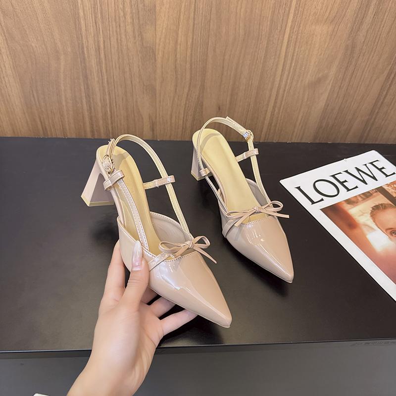 Elegant Butterfly Knot High Heel Sandals Women s French Design Pointed Toe Cover Head Summer New Style Ladies Rubber Sole Shoes 40 абрикосовый
Elegant Butterfly Knot High Heel Sandals Women s French Design Pointed Toe Cover Head Summer New Style Ladies Rubber Sole Shoes 40 абрикосовый