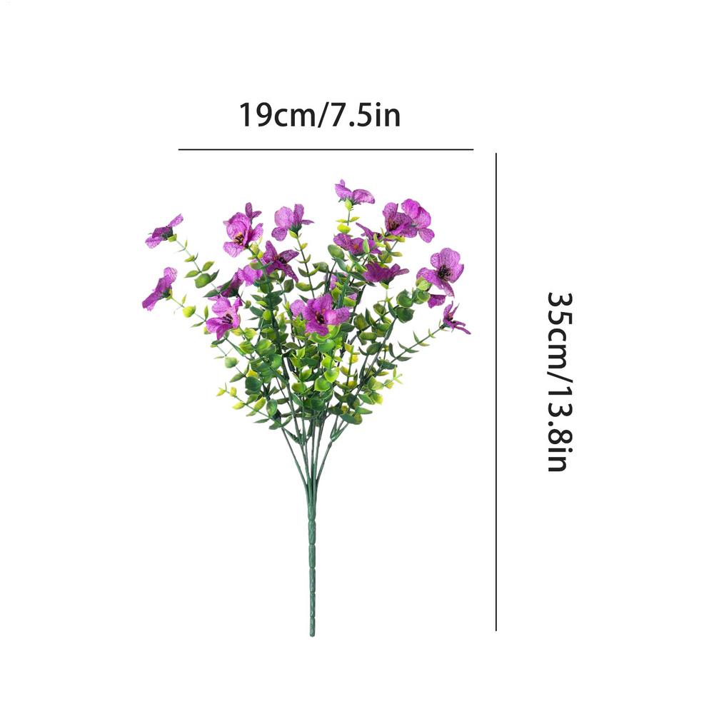 Artificial Flowers For Outdoors Silk Violet Home Decor Outdoor Faux Stems Plant Flowers For Indoor Garden Farmhouse Living Room фіолетовий
Artificial Flowers For Outdoors Silk Violet Home Decor Outdoor Faux Stems Plant Flowers For Indoor Garden Farmhouse Living Room фіолетовий