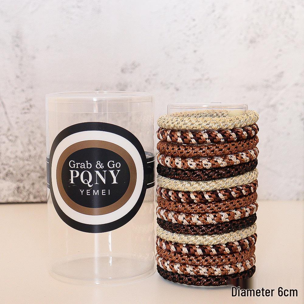 Высокоэластичная, бережная к волосам толстая резинка для волос - простая модная резинка для хвоста