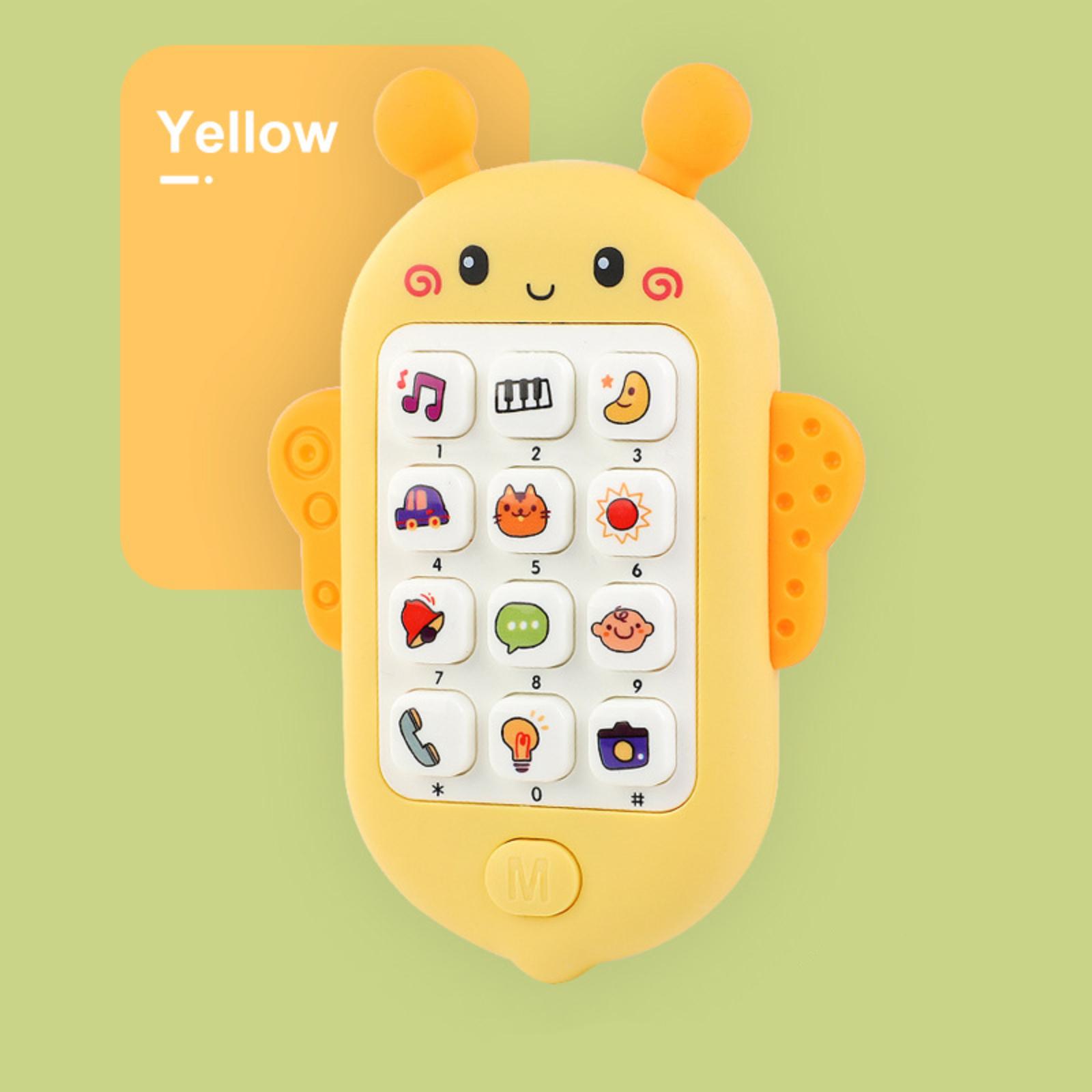 Educational Baby Toy Phone Interactive Learning Device with Built-in Lights and Songs No Battery Required Early Childhood Development Toy for Toddlers One Size жовтий
Educational Baby Toy Phone Interactive Learning Device with Built-in Lights and Songs No Battery Required Early Childhood Development Toy for Toddlers One Size жовтий