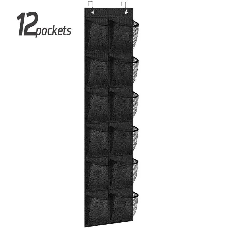 12/14 кишень над дверима Організатор для взуття Великі сітчасті кишені з 4 гачками Прозора тканина Сумка для зберігання взуття для спальні
12/14 кишень над дверима Організатор для взуття Великі сітчасті кишені з 4 гачками Прозора тканина Сумка для зберігання взуття для спальні
