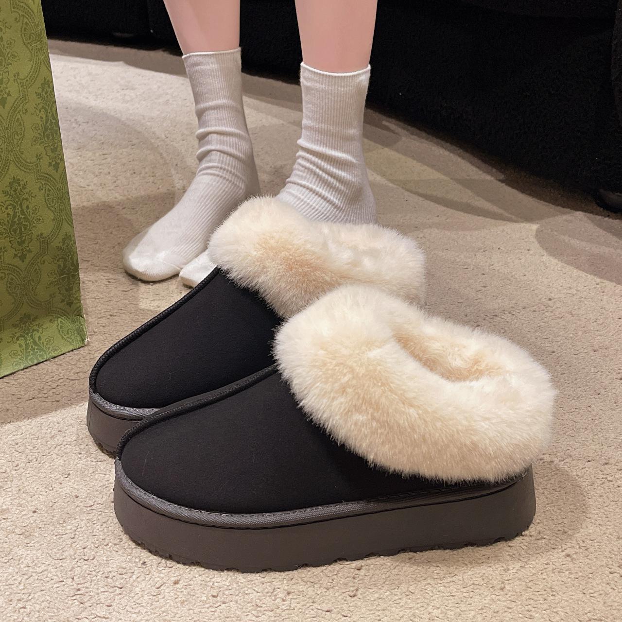 2024 large size new winter fashion versatile suede sleeve short tube warm fluffy women s snow boots 36 чёрный
2024 large size new winter fashion versatile suede sleeve short tube warm fluffy women s snow boots 36 чёрный