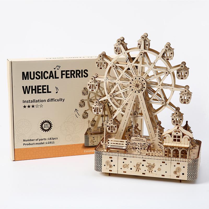 3D Деревянный Пазл Колесо Обозрения: Креативная развивающая сборка своими руками
3D Деревянный Пазл Колесо Обозрения: Креативная развивающая сборка своими руками