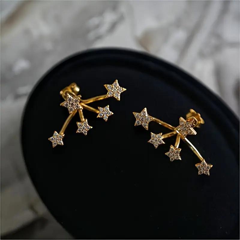 2026 New Luxury Crystal Zircon Star Stud Earrings for Women Exquisite Metal Pentagram Charms Earrings Fashion Engagement Zircon золотий
2026 New Luxury Crystal Zircon Star Stud Earrings for Women Exquisite Metal Pentagram Charms Earrings Fashion Engagement Zircon золотий
