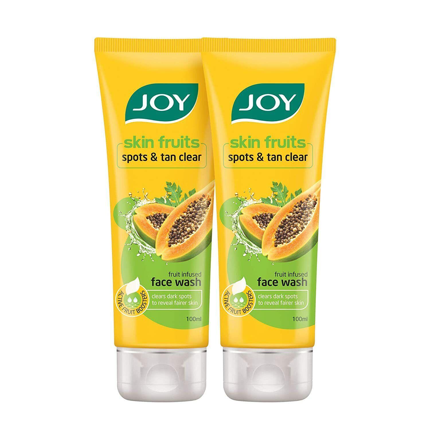Joy Skin Fruits Spots & Tan Clear - Средство для умывания лица с папайей - 100 мл (Упаковка из 2 шт.)
Joy Skin Fruits Spots & Tan Clear - Средство для умывания лица с папайей - 100 мл (Упаковка из 2 шт.)