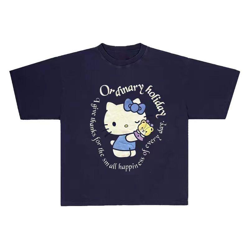 Smallscale KT Cat Print Cute Style Fashionable Pure Cotton Shortsleeved Tshirt for Both Unisex and Women S
Smallscale KT Cat Print Cute Style Fashionable Pure Cotton Shortsleeved Tshirt for Both Unisex and Women S