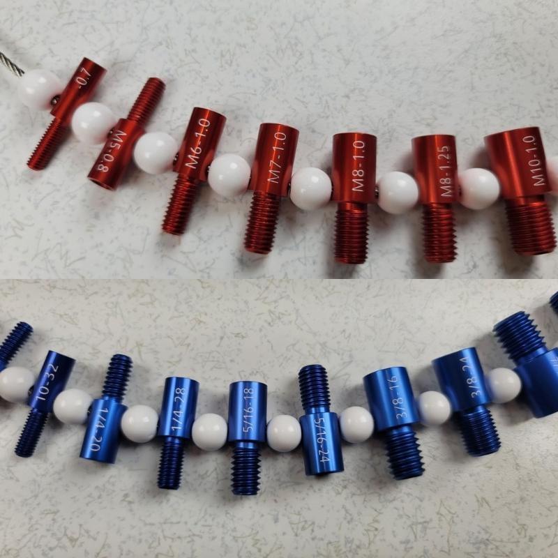 Aluminum Thread Measuring Set with Permanent Size Marking Bolt & Nut Thread Checker Tool for Long Service Durability J0MC China Mainland
Aluminum Thread Measuring Set with Permanent Size Marking Bolt & Nut Thread Checker Tool for Long Service Durability J0MC China Mainland