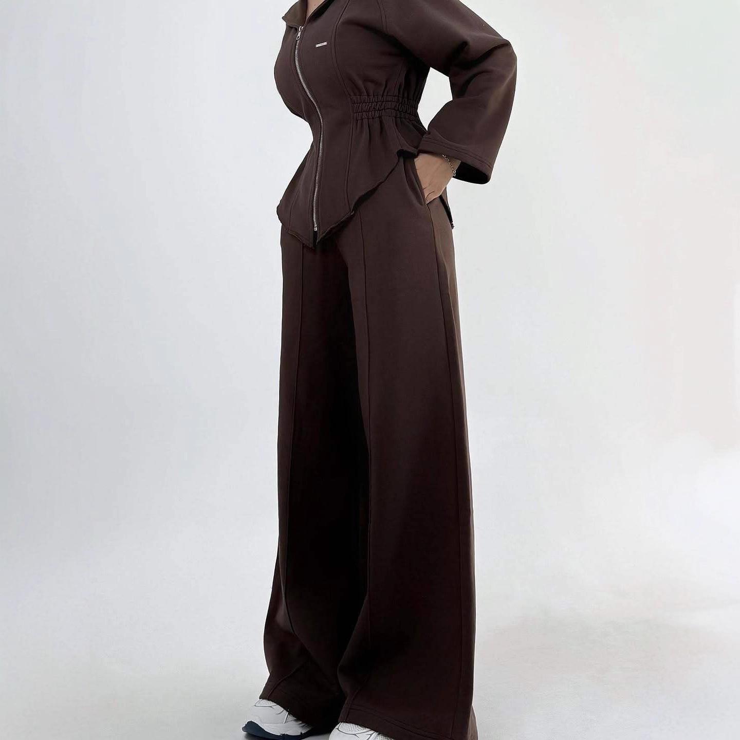 Женский спортивный повседневный кардиган с капюшоном и комплект брюк широкого кроя Осень/Зима 2025 XXL
Женский спортивный повседневный кардиган с капюшоном и комплект брюк широкого кроя Осень/Зима 2025 XXL