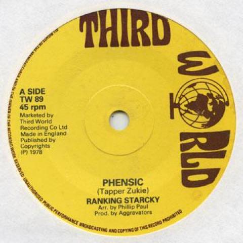 7inch Record RANKING STARCKY / JAH STITCH - Phensic (disc has scratches) / Full TW89 Third World 1978 UK Reggae, Ska & Dub Used
7inch Record RANKING STARCKY / JAH STITCH - Phensic (disc has scratches) / Full TW89 Third World 1978 UK Reggae, Ska & Dub Used