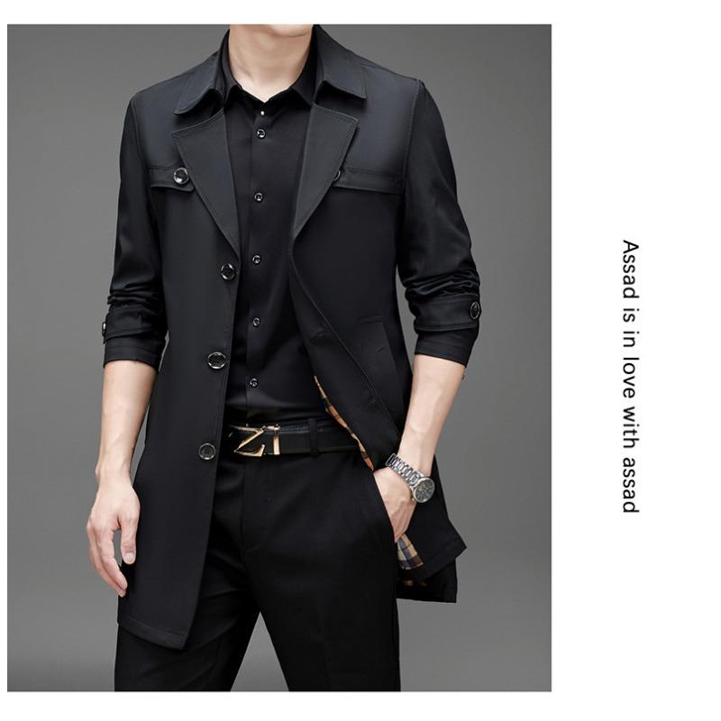 Мужское пальто Весна и осень новый повседневный пиджак с лацканами большой размер пожилой средней длины тренчкот деловая мужская одежда 5XL
Мужское пальто Весна и осень новый повседневный пиджак с лацканами большой размер пожилой средней длины тренчкот деловая мужская одежда 5XL