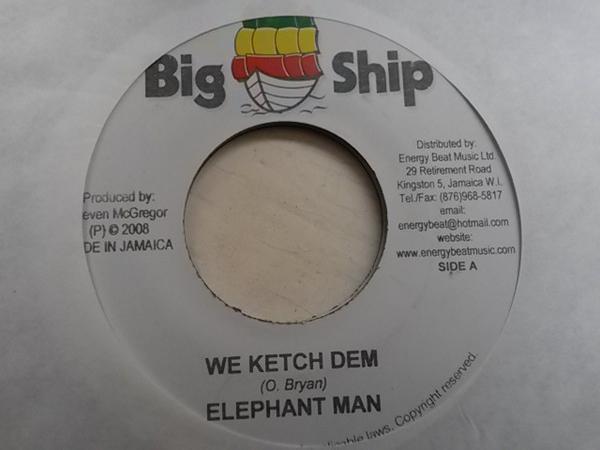 7inch Record ELEPHANT MAN - We Ketch Dem NONE Big Ship 2008 Jamaica Reggae, Ska & Dub Used
7inch Record ELEPHANT MAN - We Ketch Dem NONE Big Ship 2008 Jamaica Reggae, Ska & Dub Used