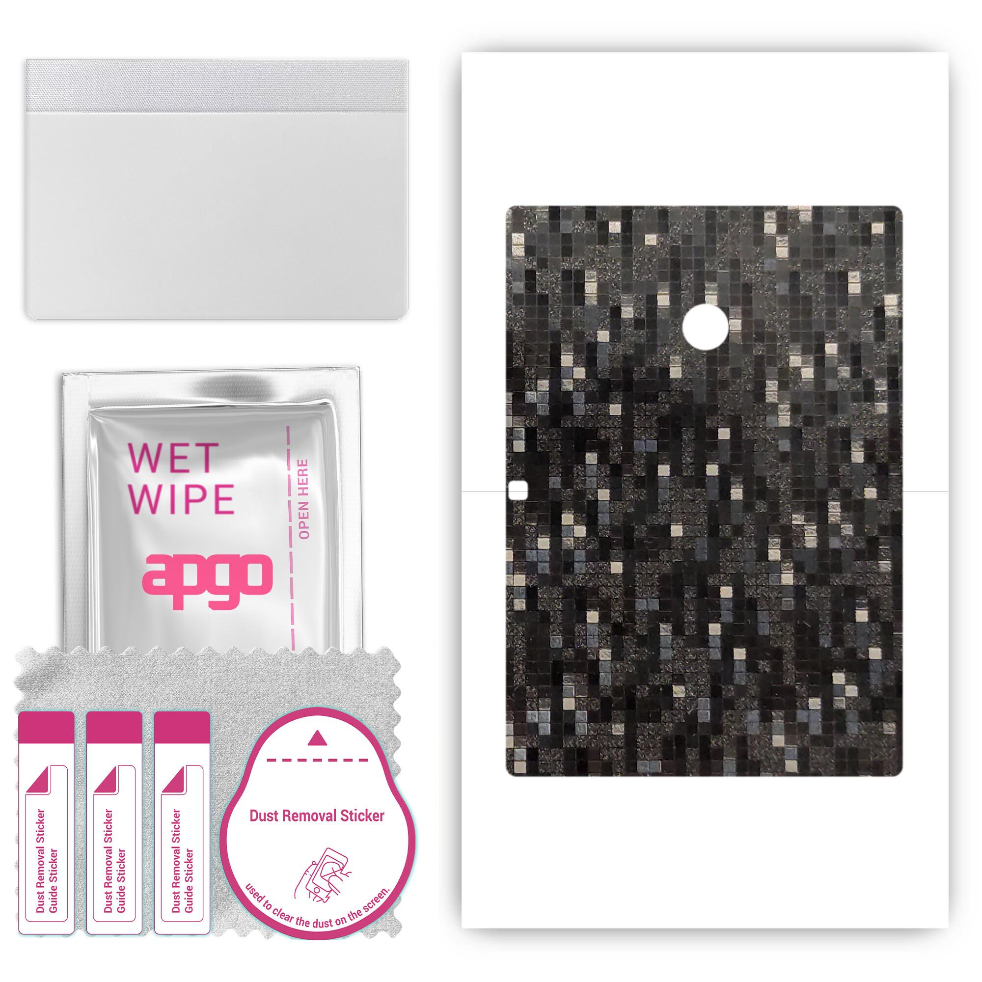 apgo Protective Skin Sticker for the back compatible with Teclast T20, Wrap Film, Foil, Vinyl - Pattern Carbon Black Pixel
apgo Protective Skin Sticker for the back compatible with Teclast T20, Wrap Film, Foil, Vinyl - Pattern Carbon Black Pixel