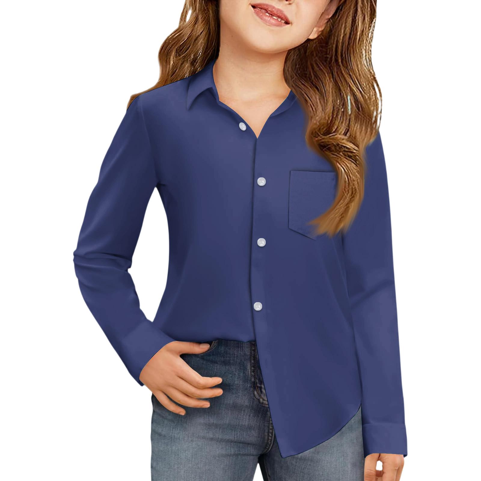 Сорочка на ґудзиках для дівчаток - Блузка-сукня з довгим рукавом 160
Сорочка на ґудзиках для дівчаток - Блузка-сукня з довгим рукавом 160