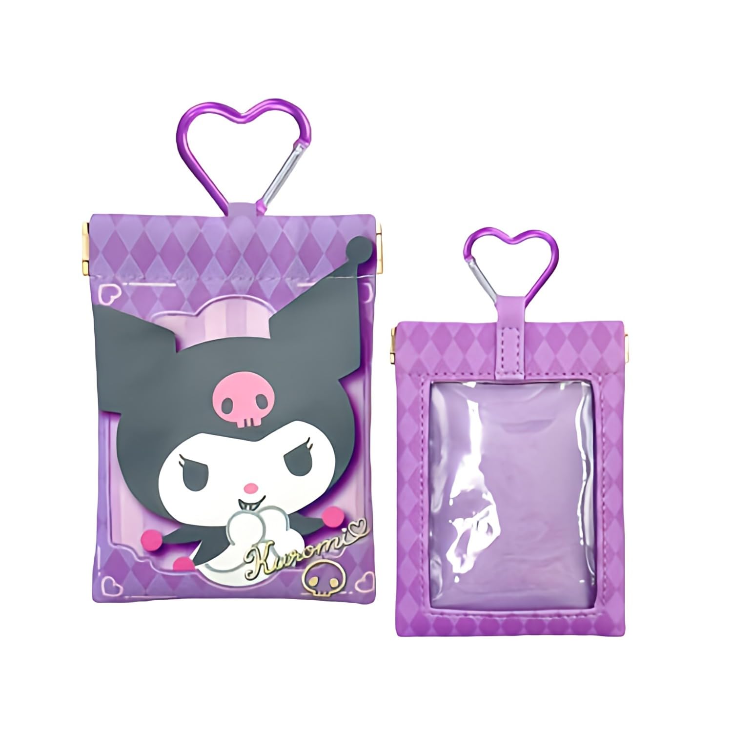 Hatayama Shoji Sanrio прозрачный чехол с пружинным креплением и отверстием для крепления аксессуаров, карабин S, любимый размер Kuromi: приблизительно. Ш9 x В12см 34202157
Hatayama Shoji Sanrio прозрачный чехол с пружинным креплением и отверстием для крепления аксессуаров, карабин S, любимый размер Kuromi: приблизительно. Ш9 x В12см 34202157