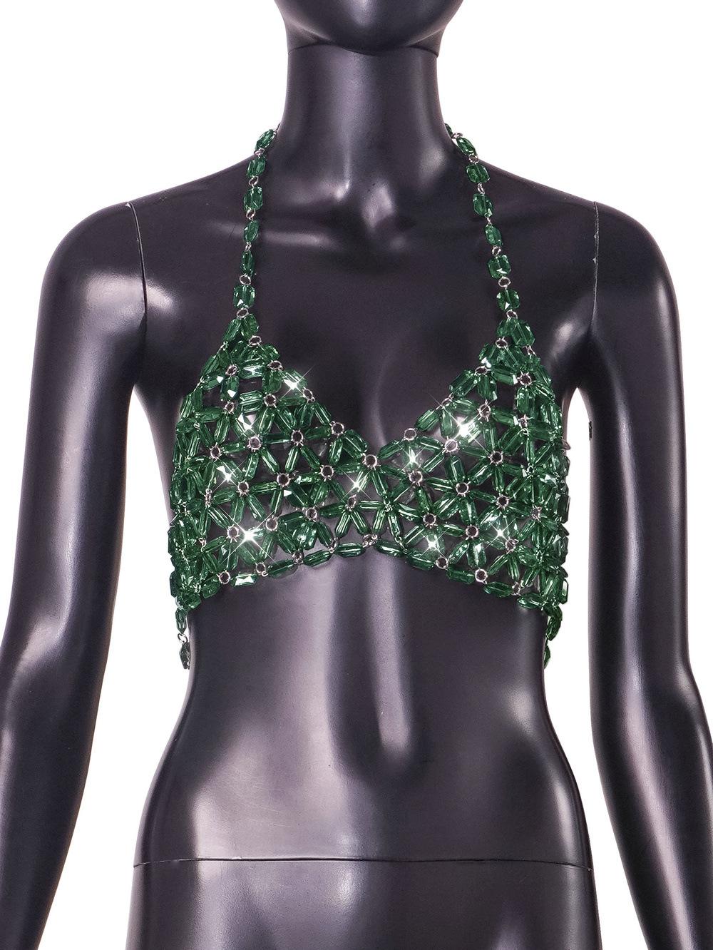 Сексуальные украшения на шею с подвеской-хомутом Spice Girl Temperament Gem one size fits all зелёный
Сексуальные украшения на шею с подвеской-хомутом Spice Girl Temperament Gem one size fits all зелёный