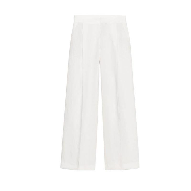 Lapel Drop Shoulder Sleeveless Linen Blend Double Breasted Vest 3736240 Casual Pleated Trim Pants 3736244 White Pants M
Lapel Drop Shoulder Sleeveless Linen Blend Double Breasted Vest 3736240 Casual Pleated Trim Pants 3736244 White Pants M