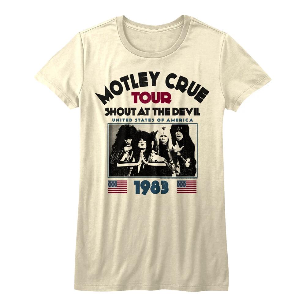 Motley Crue Shout at the Devil USA Tour 1983 Women s T Shirt Heavy Metal Rock L
Motley Crue Shout at the Devil USA Tour 1983 Women s T Shirt Heavy Metal Rock L