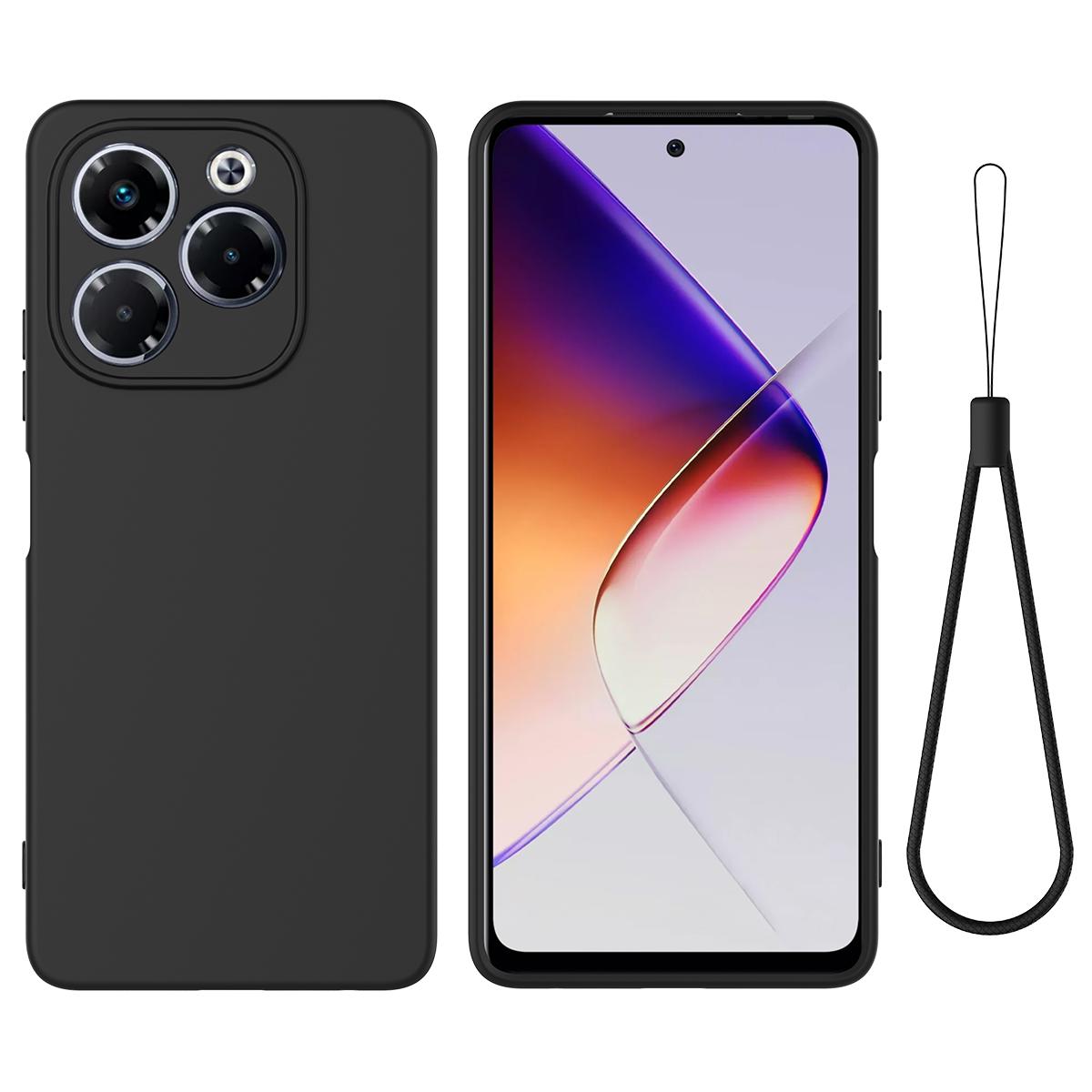 For Infinix Note 40X 5G Case Liquid Silicone Anti-Scratch Phone Cover with Hand Strap A
For Infinix Note 40X 5G Case Liquid Silicone Anti-Scratch Phone Cover with Hand Strap A