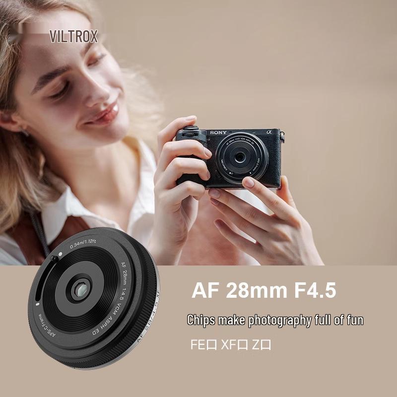 Viltrox 28mm F4.5 Automatic Pancake Lens for Z/FE/XF Mount Mirrorless Cameras Fujifilm X mount
Viltrox 28mm F4.5 Automatic Pancake Lens for Z/FE/XF Mount Mirrorless Cameras Fujifilm X mount
