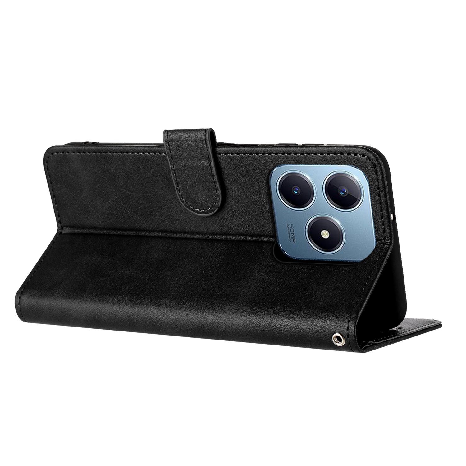 For Realme Note 60x 4G/C63 4G/C61 4G/Note 60 Case Calf Texture Flip Leather Phone Cover Handbag Black
For Realme Note 60x 4G/C63 4G/C61 4G/Note 60 Case Calf Texture Flip Leather Phone Cover Handbag Black