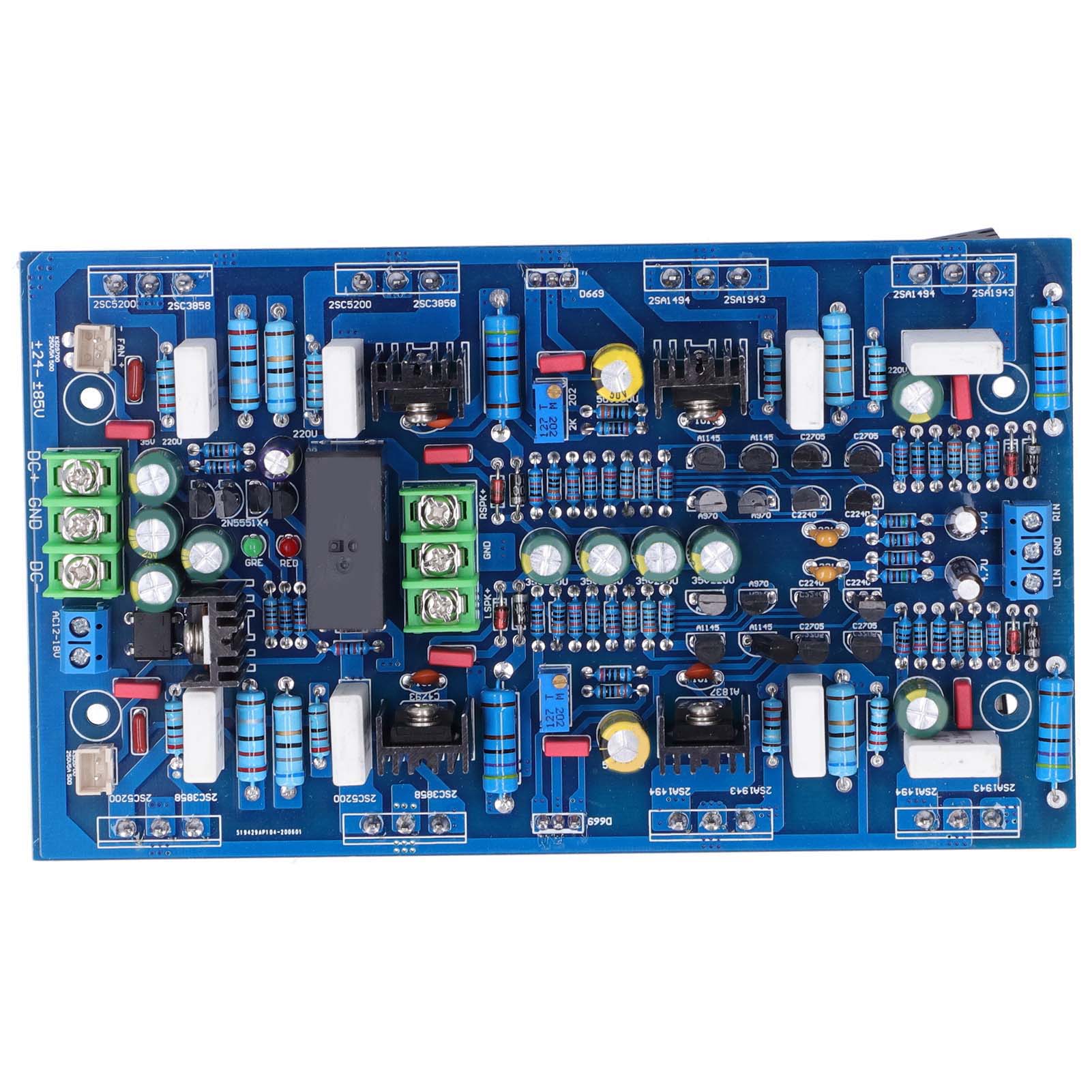 Power Amplifier Board HighPower 2Channel Module for Toshiba 2SA19432SC5200 AB18
Power Amplifier Board HighPower 2Channel Module for Toshiba 2SA19432SC5200 AB18
