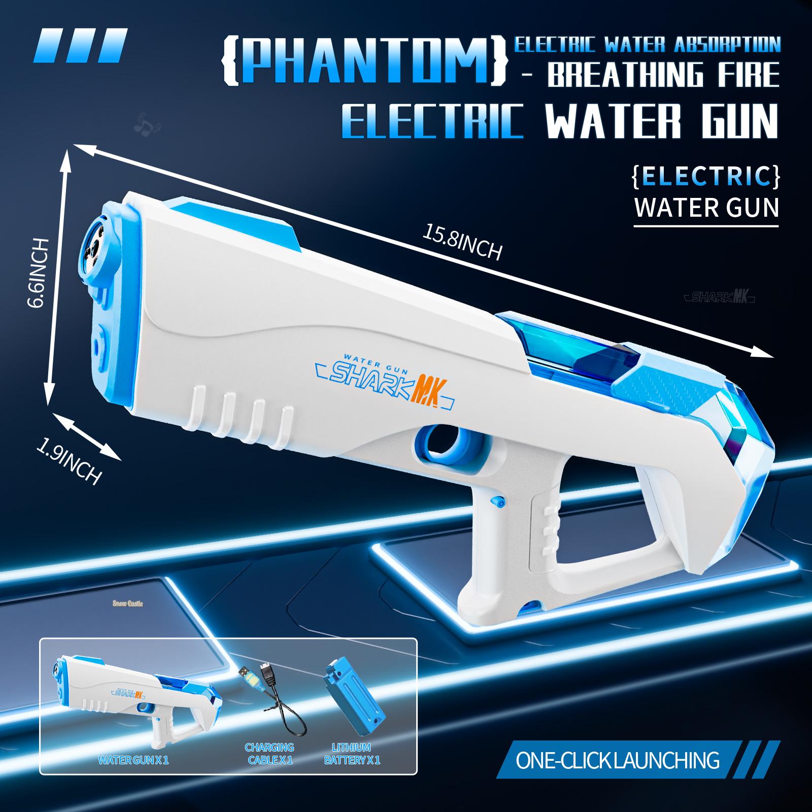 Latest Electric Water Gun, Summer Outdoor Toys Automatic Water Absorption Pulse Large Capacity Flame Luminous Water Gun
Latest Electric Water Gun, Summer Outdoor Toys Automatic Water Absorption Pulse Large Capacity Flame Luminous Water Gun