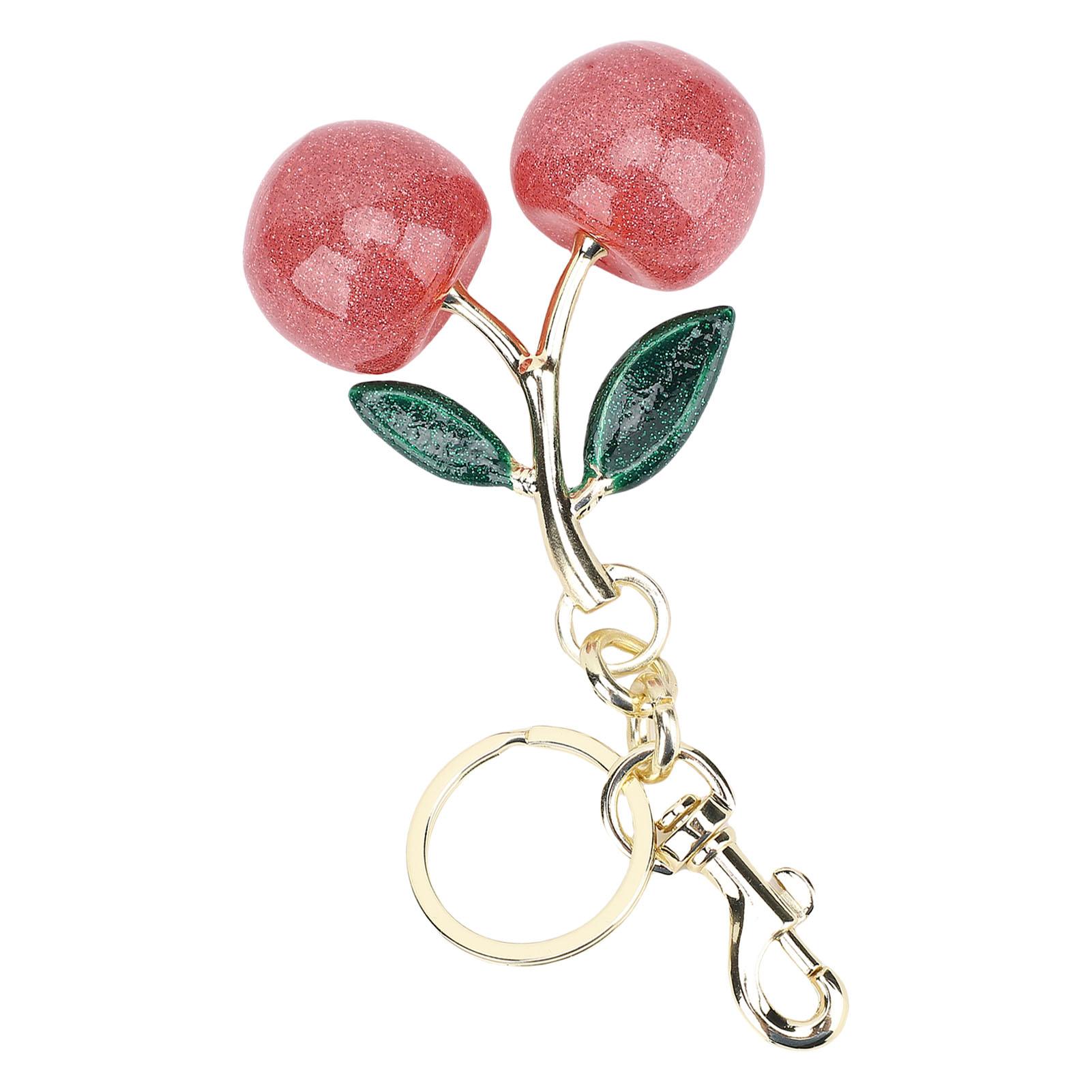 Glitter Cherry Keychain Bag Stylish Women Cute Bag Pendant for Purses Handbags Car Keychain
Glitter Cherry Keychain Bag Stylish Women Cute Bag Pendant for Purses Handbags Car Keychain