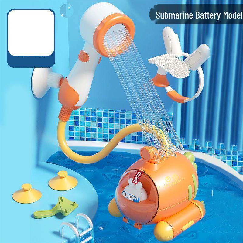 Douyin Trendy Radish Submarine Baby Bath Toy Shower Head for Ages 0-3
Douyin Trendy Radish Submarine Baby Bath Toy Shower Head for Ages 0-3