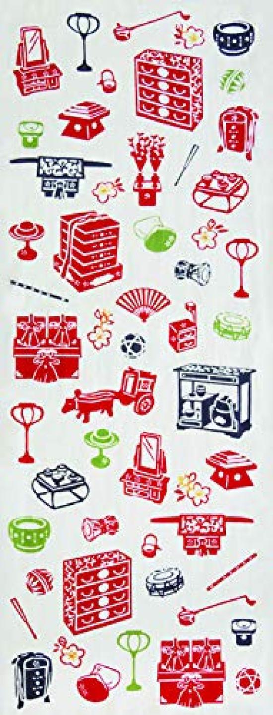 Tenugui Hand Made in Hina Doll Accessories Niwa-zome Towel, Chu-dyed, 100% Cotton, Japan,
Tenugui Hand Made in Hina Doll Accessories Niwa-zome Towel, Chu-dyed, 100% Cotton, Japan,