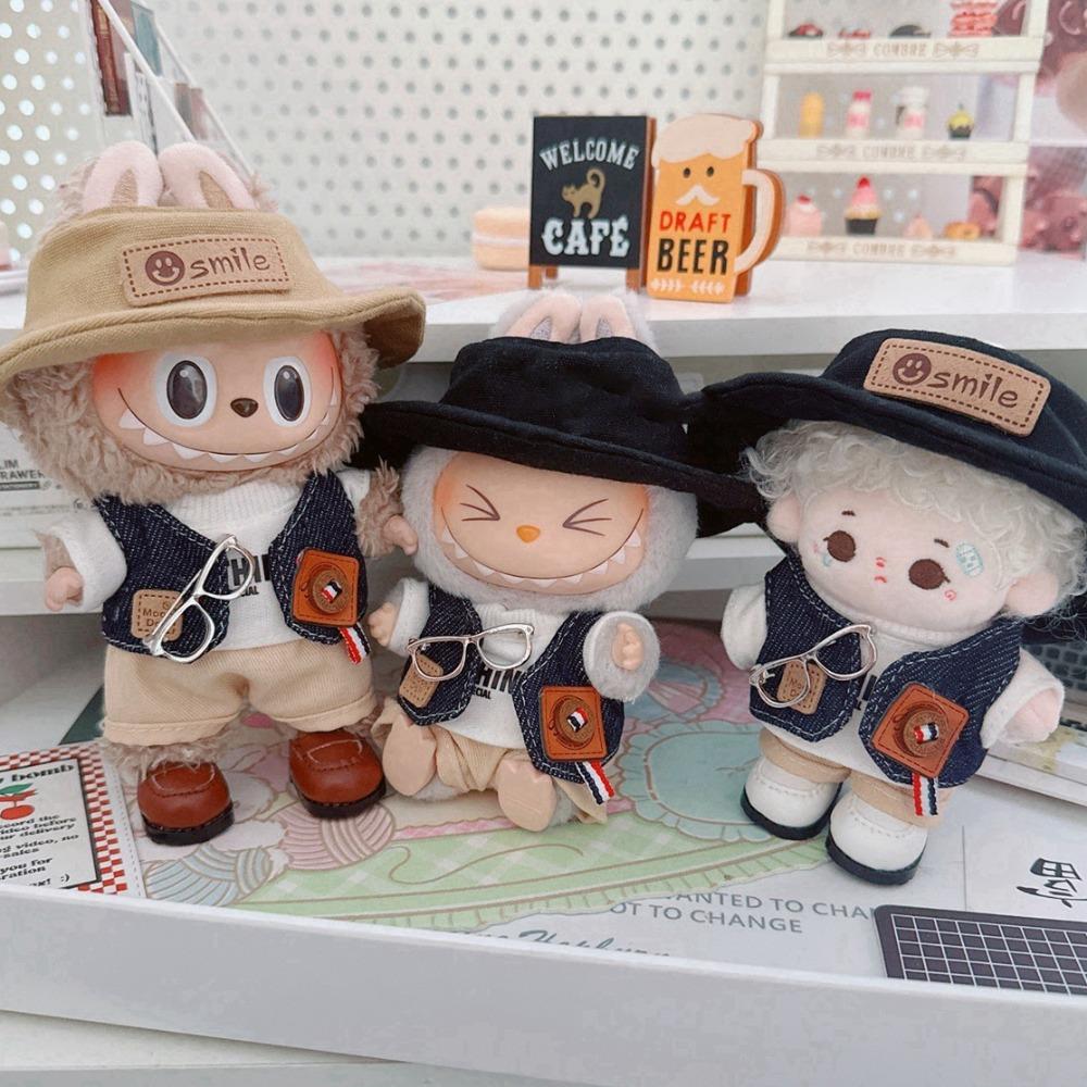 T-shirt Sitting Labubu Doll Clothes Vest 17cm Plush Dolls Clothes Cotton Doll Accessories 1 set
T-shirt Sitting Labubu Doll Clothes Vest 17cm Plush Dolls Clothes Cotton Doll Accessories 1 set