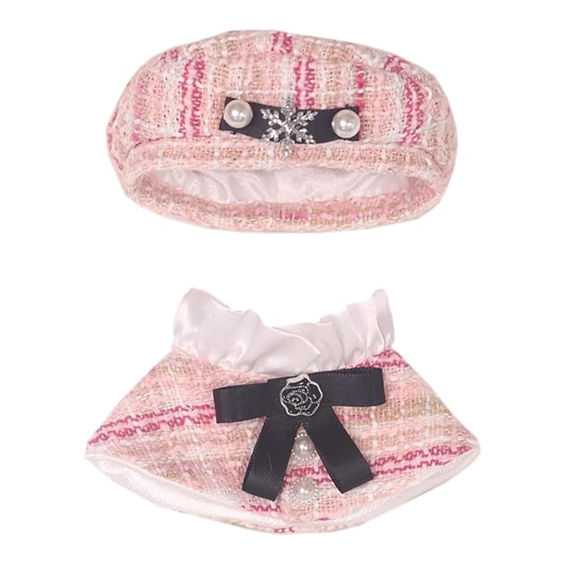 niannyyhouse 10cm, 15cm, 20cm Plush Clothes Set with Poncho, Hat, and Shawl for Cotton Doll Dress-Up (Pink, 15cm)
niannyyhouse 10cm, 15cm, 20cm Plush Clothes Set with Poncho, Hat, and Shawl for Cotton Doll Dress-Up (Pink, 15cm)