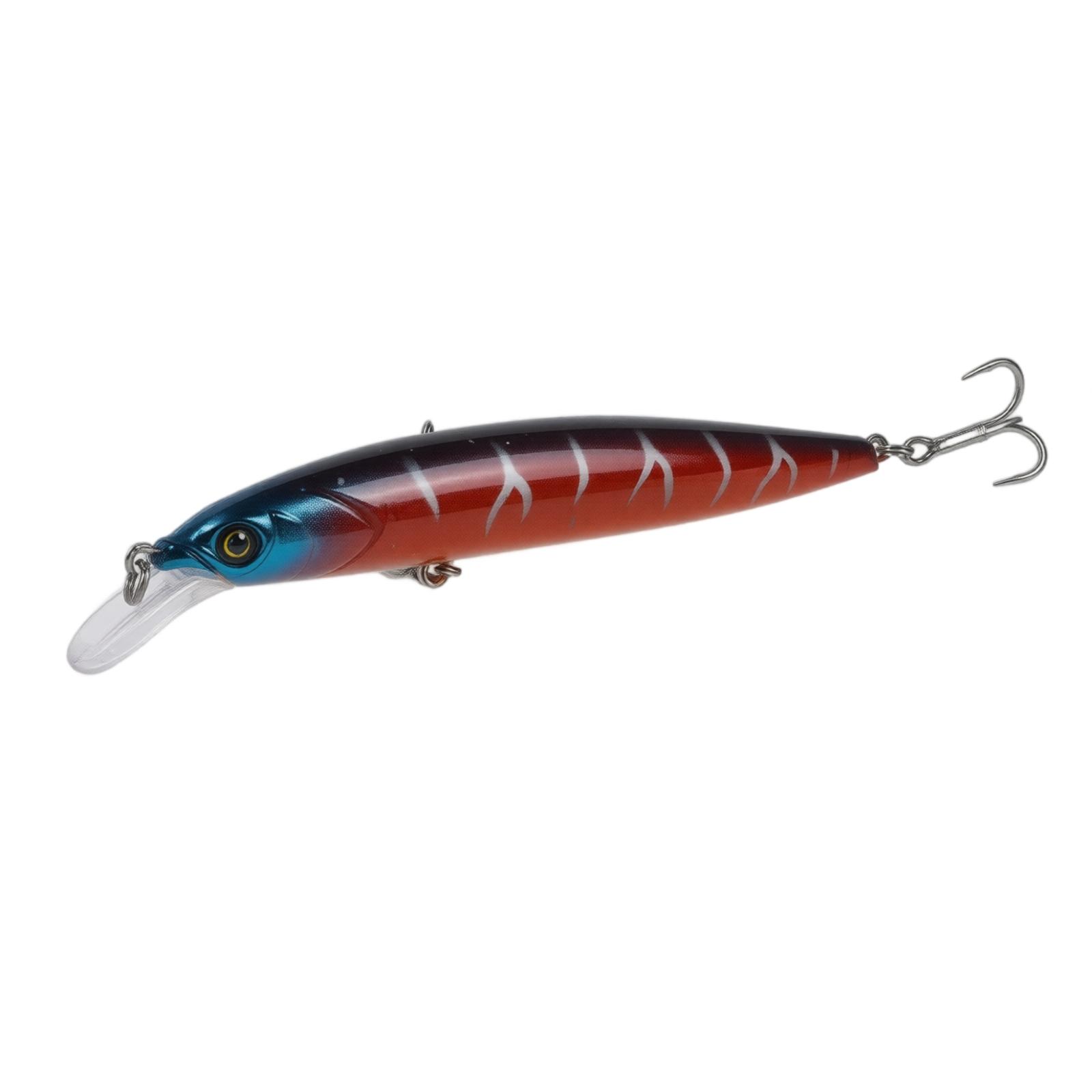 Fishing Lure Minnow Hard Bait Floating Long Cast 12 5cm 12 3g Triple Hook Blood Groove Design for Freshwater and Saltwater Fishing one size
Fishing Lure Minnow Hard Bait Floating Long Cast 12 5cm 12 3g Triple Hook Blood Groove Design for Freshwater and Saltwater Fishing one size
