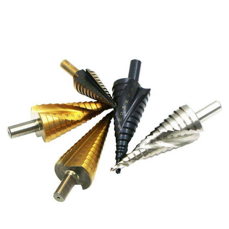 HSS Cobalt Step Drills Bit High Speed Steel Nitrogen Spiral Triangle Shank Drill Bit Set for Metal Cone J
HSS Cobalt Step Drills Bit High Speed Steel Nitrogen Spiral Triangle Shank Drill Bit Set for Metal Cone J
