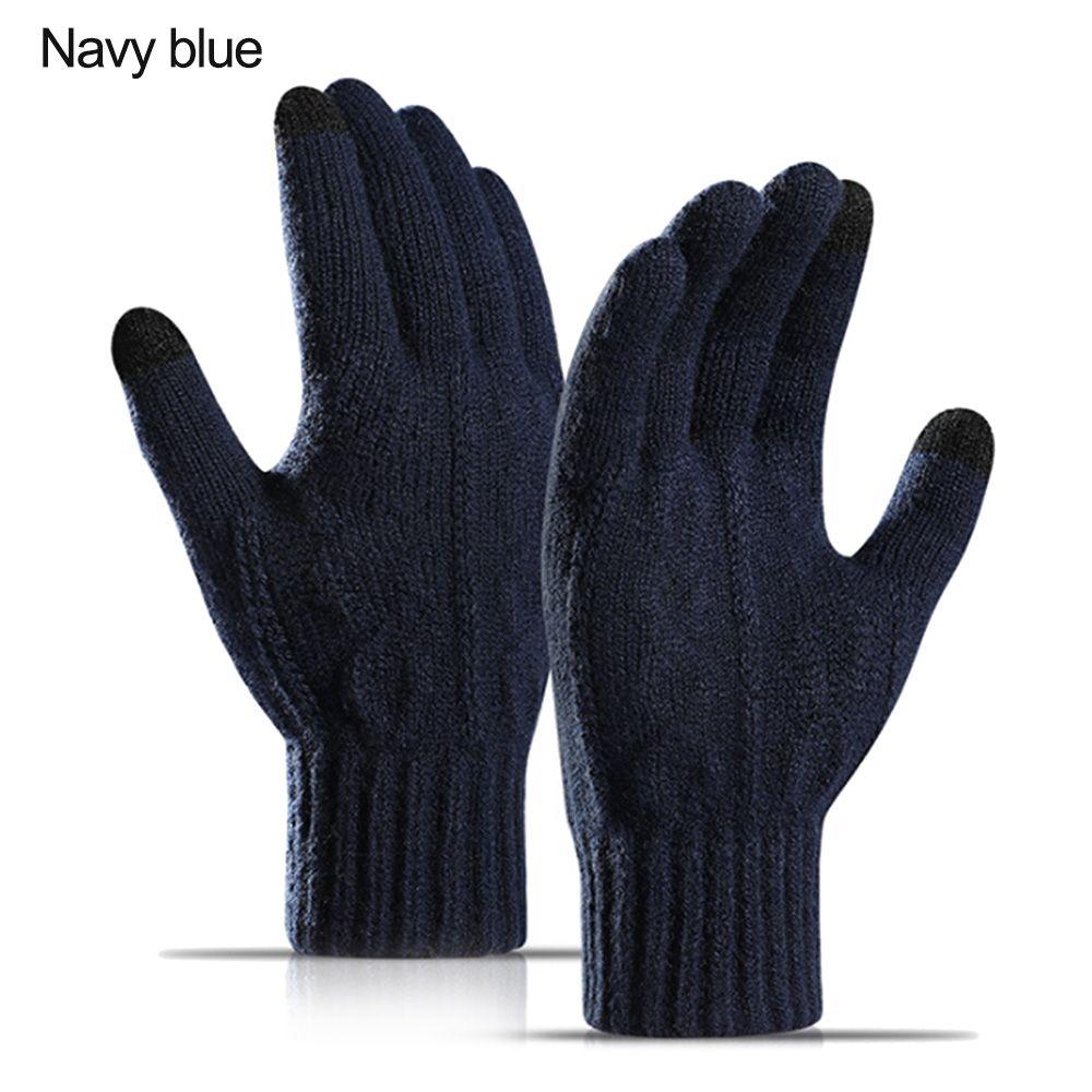 Fashion Soft Plus Velvet Arm Warmers Touch Screen Mittens Knitted Gloves Thick Warm темно-синього кольору
Fashion Soft Plus Velvet Arm Warmers Touch Screen Mittens Knitted Gloves Thick Warm темно-синього кольору