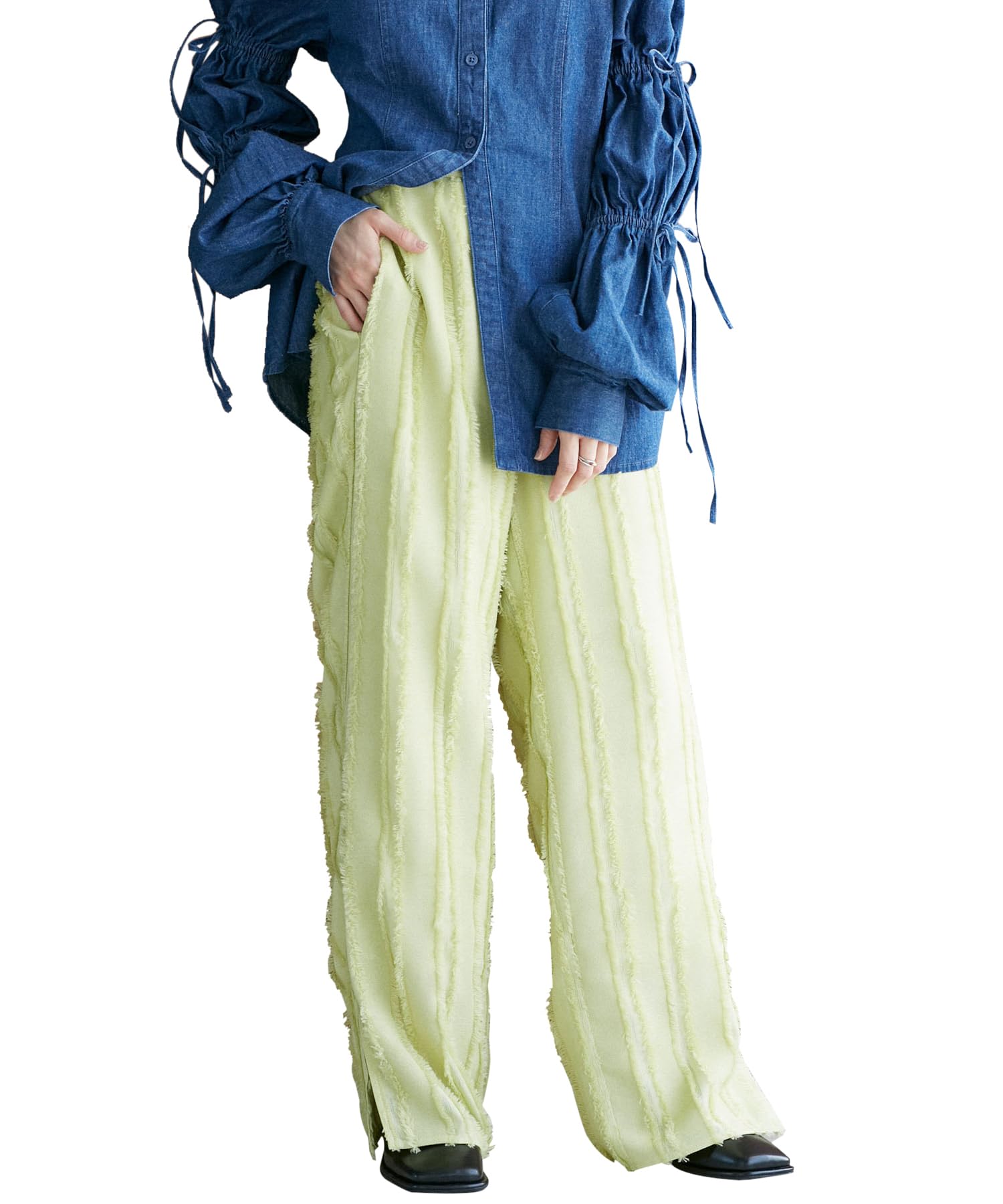 Женские брюки Bis Fringe Wide BVS14050, желто-зеленые (34),
Женские брюки Bis Fringe Wide BVS14050, желто-зеленые (34),