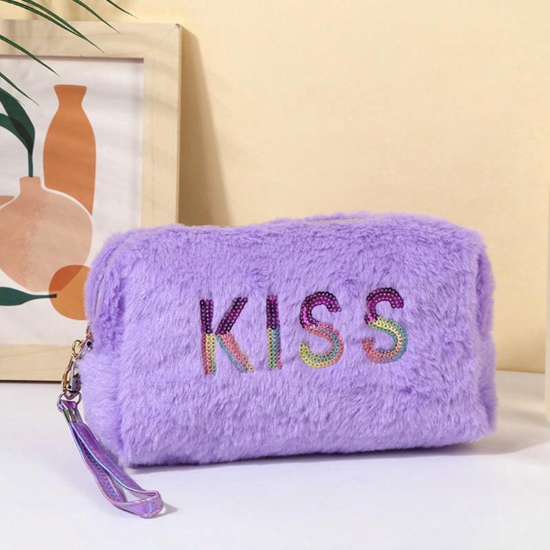 Plush Cosmetic Bag For Women, Portable Travel Toiletry Wash Bag, Cute Fluffy Makeup Storage Pouch фиолетовый
Plush Cosmetic Bag For Women, Portable Travel Toiletry Wash Bag, Cute Fluffy Makeup Storage Pouch фиолетовый