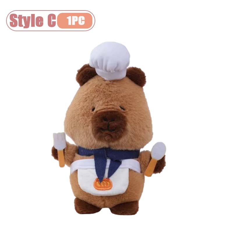 1-4PCS Capybara Plush Keychain Chef Shape Soft Toy Hanging Charm Cute Mini Keyring Accessory Bags Children s Birthday Gift
1-4PCS Capybara Plush Keychain Chef Shape Soft Toy Hanging Charm Cute Mini Keyring Accessory Bags Children s Birthday Gift