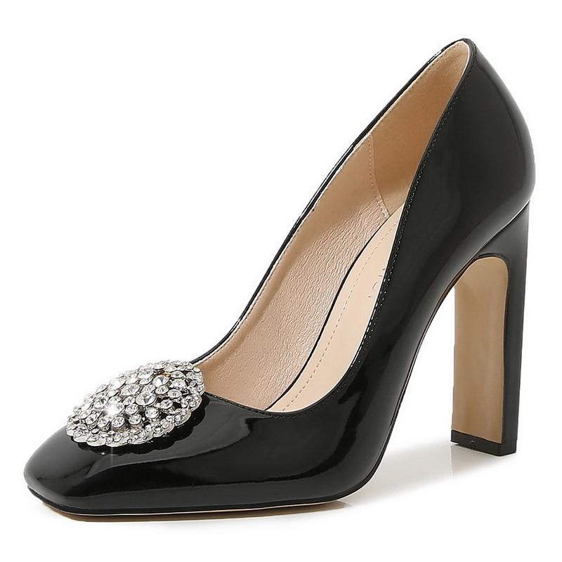 Women Rhinestone High Heel Pumps Square Toe Stiletto Single Shoes for Office Business Nightclub Party Wedding Banquet Model Host 46 чорний
Women Rhinestone High Heel Pumps Square Toe Stiletto Single Shoes for Office Business Nightclub Party Wedding Banquet Model Host 46 чорний