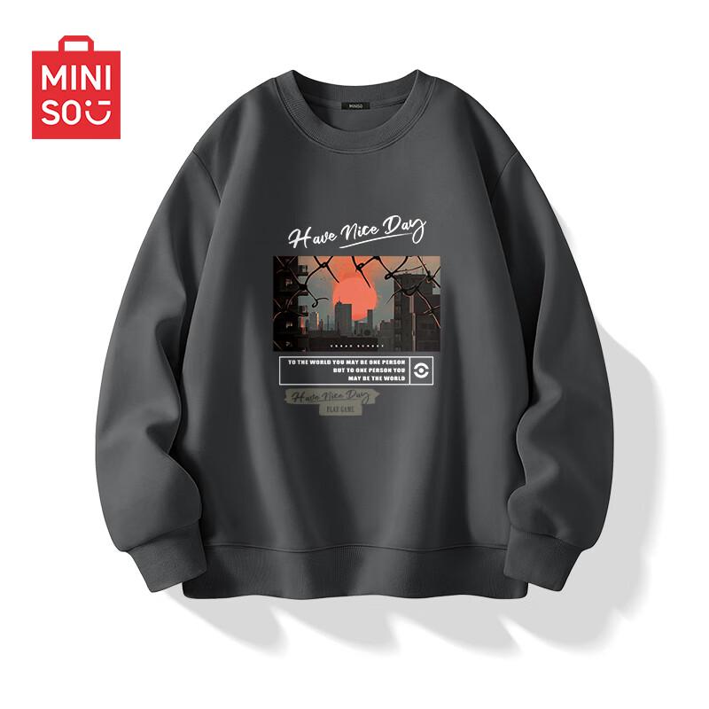 MINISO Men s Casual Loose Pullover Sweatshirt 3XL
MINISO Men s Casual Loose Pullover Sweatshirt 3XL
