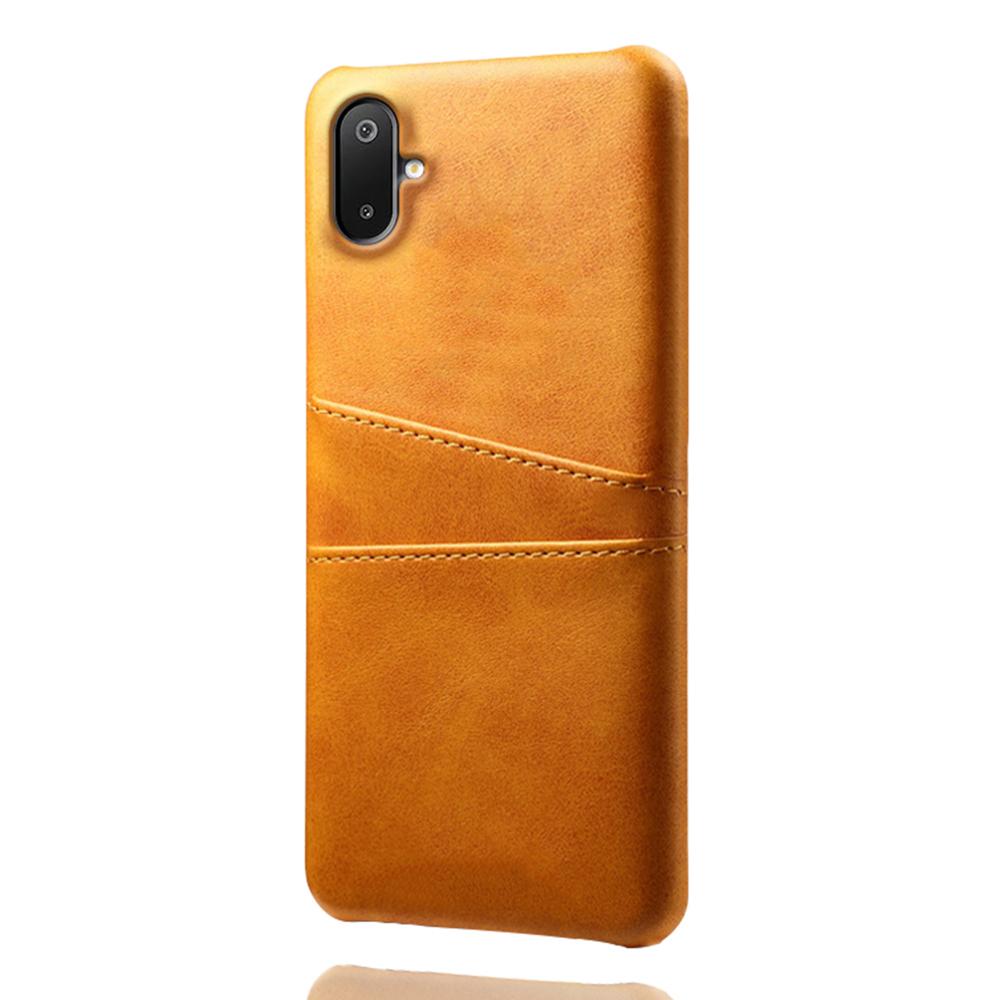 For Samsung Galaxy A06 5G/M06 5G Case Dual Card Slots PU Leather+Hard PC Phone Cover Orange
For Samsung Galaxy A06 5G/M06 5G Case Dual Card Slots PU Leather+Hard PC Phone Cover Orange