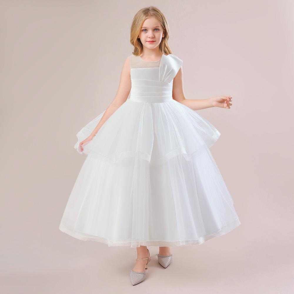 Girls Sleeveless Puffy Formal Dress - Medium/Large - Flower Girl/Princess - Floor-Length for Weddings, Christmas, Parties, or Performances 130cm/8Y
Girls Sleeveless Puffy Formal Dress - Medium/Large - Flower Girl/Princess - Floor-Length for Weddings, Christmas, Parties, or Performances 130cm/8Y