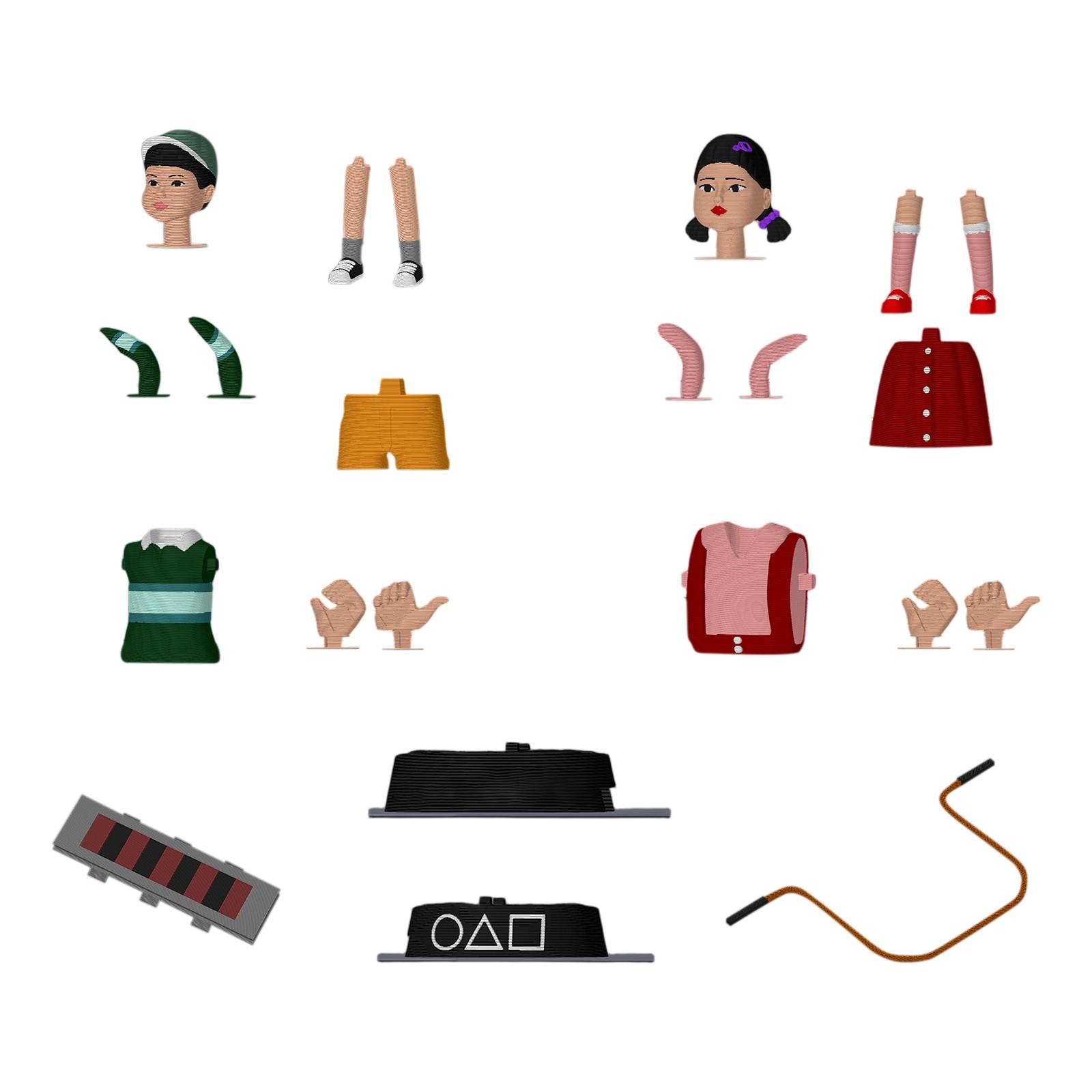 Набор 3D-печатных фигурок в игровом стиле – Настольные декоративные коллекционные модели игрушек One Size
Набор 3D-печатных фигурок в игровом стиле – Настольные декоративные коллекционные модели игрушек One Size