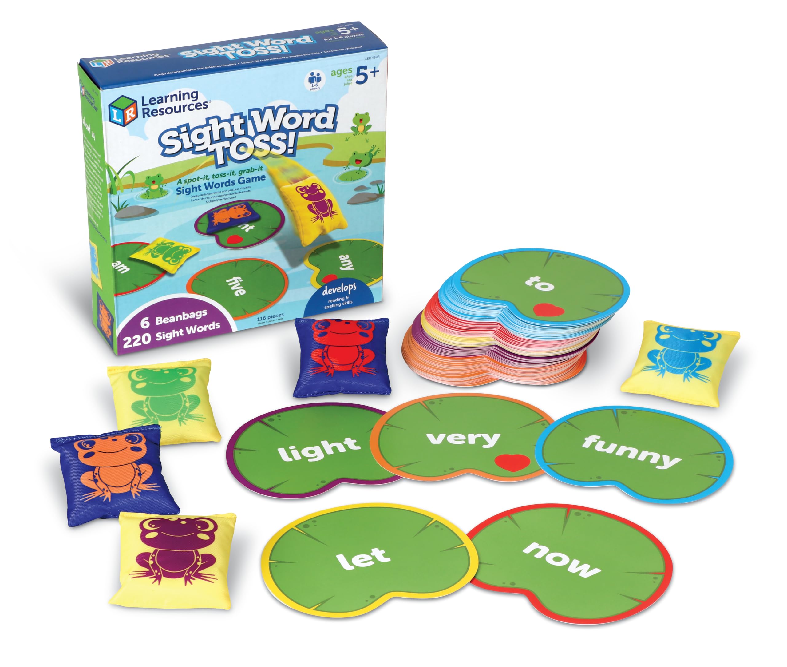 Learning Resources Sight Word Toss English Word Game for Toddlers English Learning Materials LER4698 Authentic Product
Learning Resources Sight Word Toss English Word Game for Toddlers English Learning Materials LER4698 Authentic Product