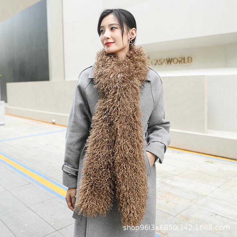 Корейська якість осінньо-зимовий високої імітації пляжна вовна двосторонній довгий універсальний шарф плюшевий комір хутряний шарф шаль 180 темно-коричневого кольору
Корейська якість осінньо-зимовий високої імітації пляжна вовна двосторонній довгий універсальний шарф плюшевий комір хутряний шарф шаль 180 темно-коричневого кольору