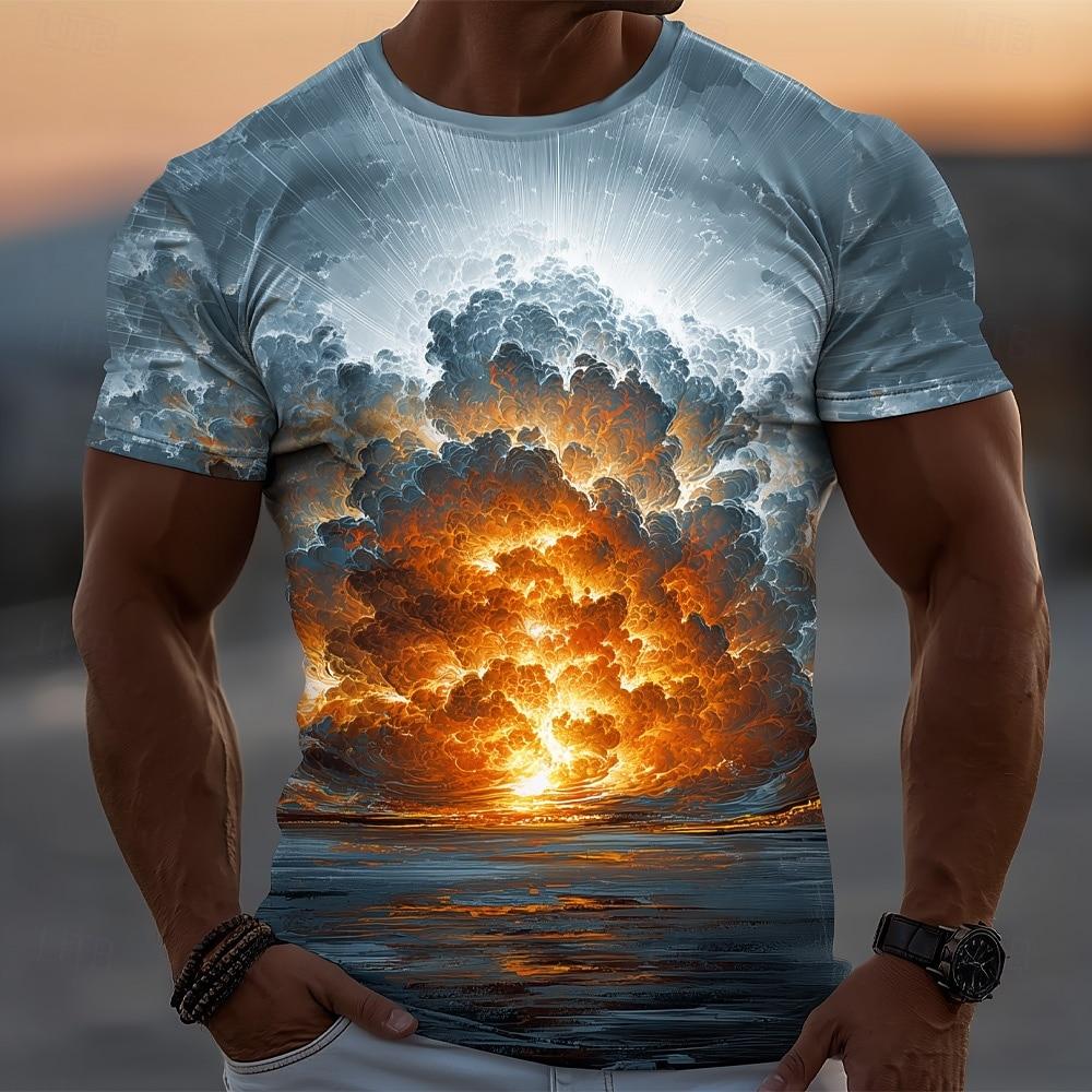 Men s Optical Illusion Ocean 3D T Shirt Short Sleeve T shirt 3D Print Crew Neck Shirt Exaggerated Designer Party Street Casual Blue XL
Men s Optical Illusion Ocean 3D T Shirt Short Sleeve T shirt 3D Print Crew Neck Shirt Exaggerated Designer Party Street Casual Blue XL